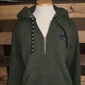 Green Sherpa hoodie